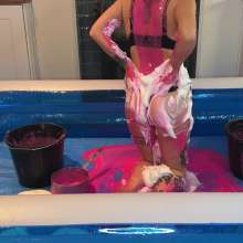 WAMfuns Messy Forfeits: Bex Strip Tease And Gunging