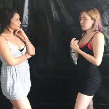 JohnWam: Black Grease and Gray Paint Wrestling