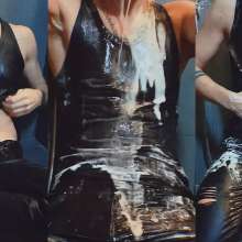 soakedguy: Black Wet Skinnies and Tank-top