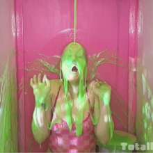 TotallyGunged: Liz Rainbow gets "Chained and Slimed" in our Gunge Tank!