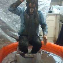 Messy Mark: Every Pie, and Gunging Wearing Leather