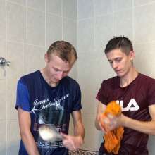 Wet Live Team: Hot!  The Guys Took a Hot Hot Bath, Remained Wet!