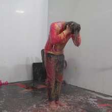 WamtasticUK: Jayden Talks Football While Squirted with Gunge