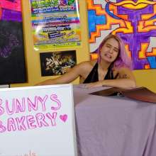 messyhot: Larzstord Dines at Bunnys Bakery and Gets a Messy Surprise