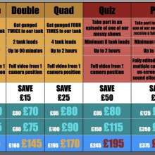 QuizBob: Book your gunge tank experience with us and save up to 75gbp!