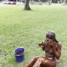 FunFilled Photography: Mallory Sploshes around in Mud!