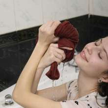 Wet Live Team: Nastya Topless in a Full Jacuzzi--looks Hot!  Realy