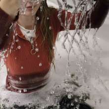 Wet Live Team: Nastya Topless in a Full Jacuzzi--looks Hot!  Realy