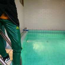 vstyle83: Pool Time in Adidas and Alpha Industries