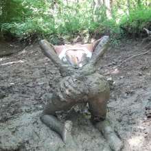Jayce: Random Mud Find-Dress Up-Trash It!  Trashed Secretary to Nude