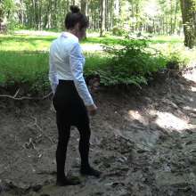 Jayce: Random Mud Find-Dress Up-Trash It!  Trashed Secretary to Nude