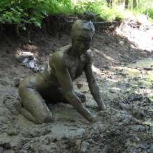 Jayce: Random Mud Find-Dress Up-Trash It!  Trashed Secretary to Nude