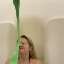 Slimed Models: Eliza Finally Gets the Slimed Models Nasty Slime!