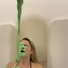 Slimed Models: Eliza Finally Gets the Slimed Models Nasty Slime!