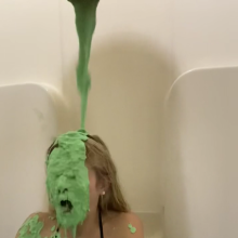 Slimed Models: Eliza Finally Gets the Slimed Models Nasty Slime!