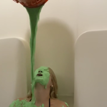 Slimed Models: Eliza Finally Gets the Slimed Models Nasty Slime!