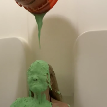Slimed Models: Eliza Finally Gets the Slimed Models Nasty Slime!