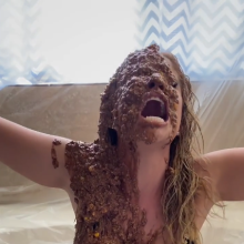 Slimed Models: Vivi Gets Slimed With the Nastiest Brown Slop