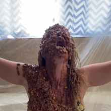 Slimed Models: Vivi Gets Slimed With the Nastiest Brown Slop