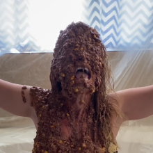 Slimed Models: Vivi Gets Slimed With the Nastiest Brown Slop