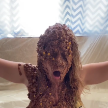 Slimed Models: Vivi Gets Slimed With the Nastiest Brown Slop