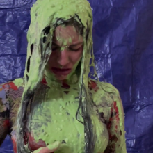 Slimed Models: Gabriela Gets the Slimed Models Treatment