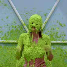 Slimed Models: The Best Green Slime Scene I've Ever Seen