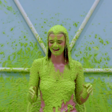 Slimed Models: The Best Green Slime Scene I've Ever Seen