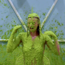 Slimed Models: The Best Green Slime Scene I've Ever Seen