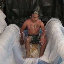 GungeJacob: Sensei Johnathan Green Singlet Gunging Two Angles Front Side