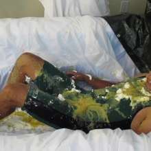 GungeJacob: Sensei Johnathan Green Singlet Gunging Two Angles Front Side