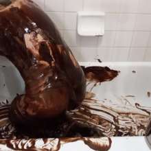 mattwoof: Shy Tied-up Twink in Brownie Batter