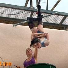 FOXY: video suspended above a mud tank