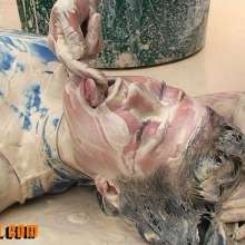 FOXY: video suspended above a mud tank