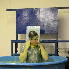 GungeTankBabes: New Scene with Aaron Dunked in Gunge Playing Hayley Says