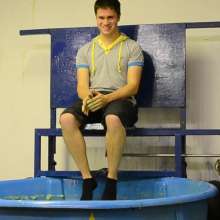 GungeTankBabes: New Scene with Aaron Dunked in Gunge Playing Hayley Says