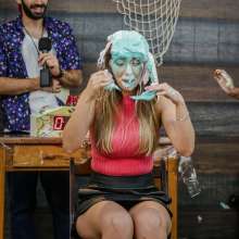 walking the plank: New today!  Pie challenge Leti vs Tai (redhead) and double slimed/ Progr 17