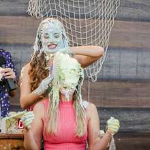 walking the plank: New today!  Pie challenge Leti vs Tai (redhead) and double slimed/ Progr 17