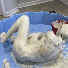 Wamgirlx: China Clay and Glitter Topping