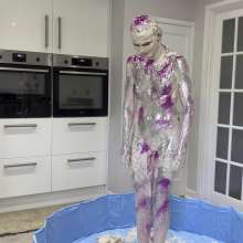 Wamgirlx: China Clay and Glitter Topping