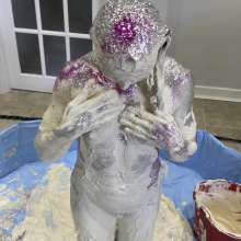 Wamgirlx: China Clay and Glitter Topping