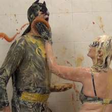 WSMProductions: Custard Couple (Cc) in Batman Meets Catwoman