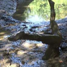 Jayce: Deepest Mud-filling-ripping-hitachi+pov BJ and Caught!