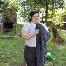 JD and Messy Andi: Andi's Business Outfit Soaked!