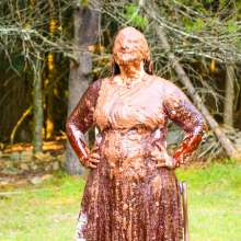 JD and Messy Andi: Chocolate Andi Part 2: Chocolate Pudding and Cream Pies!