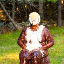JD and Messy Andi: Chocolate Andi Part 2: Chocolate Pudding and Cream Pies!