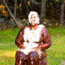 JD and Messy Andi: Chocolate Andi Part 2: Chocolate Pudding and Cream Pies!