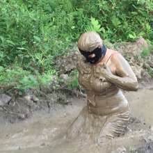 MessyQcCouple: New Mud Spot we found... smooth and creamy