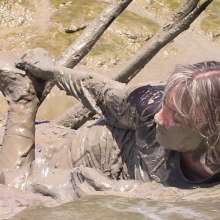 FOXY: Black dress in mud--part2