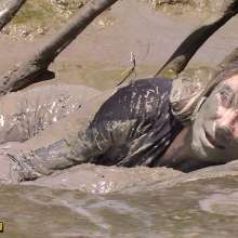 FOXY: Black dress in mud--part2